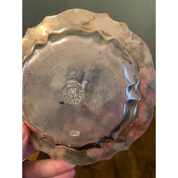 Avon‎ Hudson Manor Collection Silverplated Dish Made in Italy - Picture 5 of 6